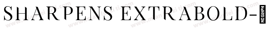 sharpens extrabold字体转换